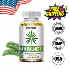 Saw Palmetto 500 Mg - Premium Prostate Health Support Supplement for Men