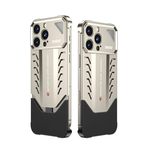 Funda protectora híbrida de lujo de metal sin marco para iPhone 16/16Plus/16 Pro Max - Imagen 23 de 25