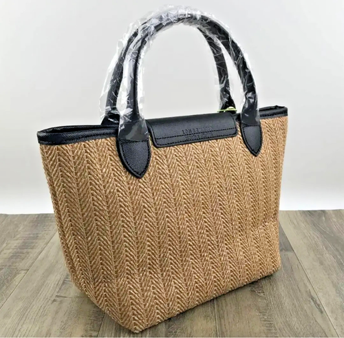 Longchamp Le Pliage LGP Top Handle Bag Black W13.8 x H9.1 in w/ Strap Size S - Picture 4 of 7