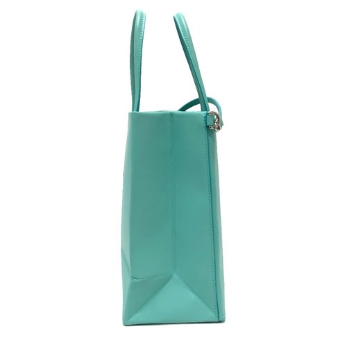 TIFFANY&Co. Cat street Small Shopping Tote 2WAY Hand Bag Shoulder Bag - Picture 3 of 15