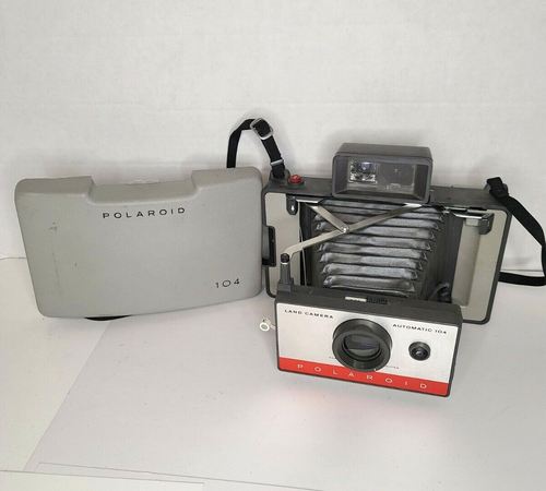 POLAROID Land Camera Automatic 104 Instant Vintage Untested - Photo 2 sur 10