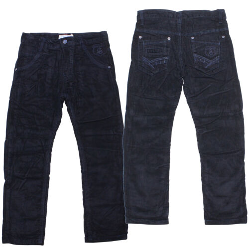 Kids Boys Corduroy Trousers Children Pants Thermal Trousers Fleece Winter Pants Corduroy Pants - Picture 3 of 5