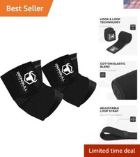 50" Adjustable Elbow Wraps for Weightlifting - Secure  Durable Support