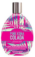 Tan Inc. Brown Sugar Pink Kona Colada 200X Satin Finish Bronzer Tanning Lotion 1