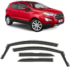 Sun Rain Visors Wind Rain Guards for 2018-2022 Ford EcoSport