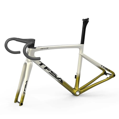 700C Carbon Fiber Road Bicycle Frameset with Handlebar Full Internal Wiring - Picture 24 of 27