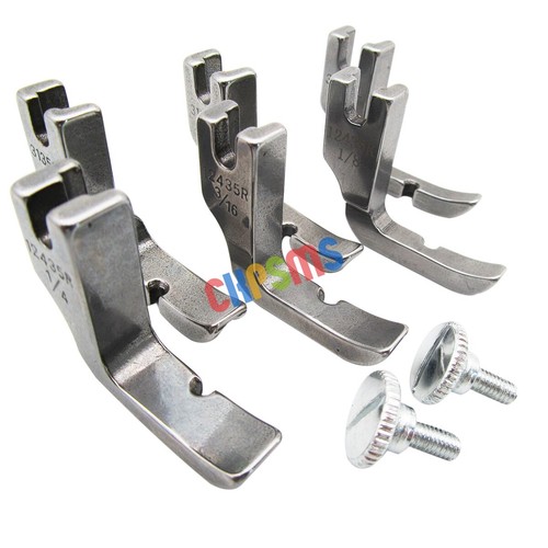 6PCS Left&Right Zipper PIPING FOOT FOR JUKI BROTHER HIGHLEAD SINGER CONSEW eBay