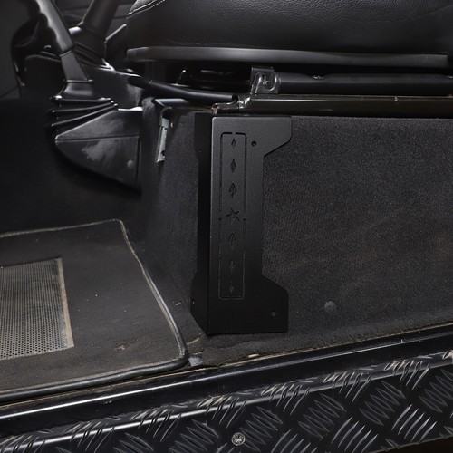 Black Metal Seat Base Angle Protect Cover trim For Land Rover Defender 90 110 - Bild 5 von 16