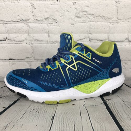 Karhu Ortix Ikoni Womens Blue Lime Green Athletic