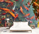 3D Animal Koi Wish R6649 Wallpaper Wall Mural Self-adhesive Removable Luna