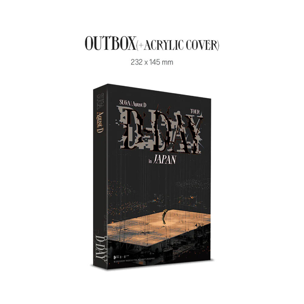 SUGA Agust D TOUR D-DAY in JAPAN Limited quantity premium ver. DVD