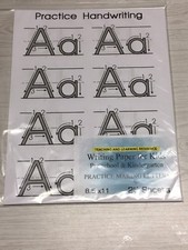 Writing Paper for Kids - MAKING LETTERS PRACTICE - 11X 8.5 in, 20 lb, 26 sheets