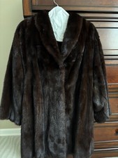 Vintage Neiman Marcus Black Ranch Mink Coat