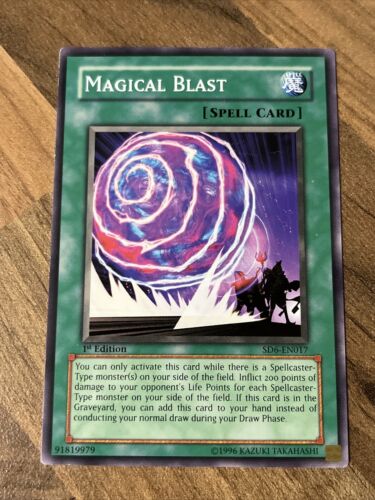 Magical Blast 1st Edition SD6-EN017 YuGiOh - Afbeelding 1 van 2