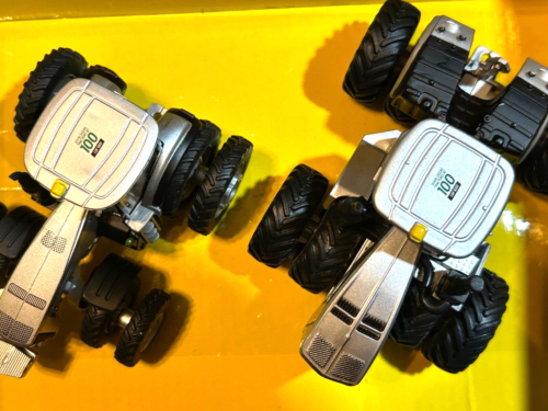 JOHN DEERE 8400R & 9570R 2 pc Silver Set 100 years 1/64 scale - Picture 4 of 7