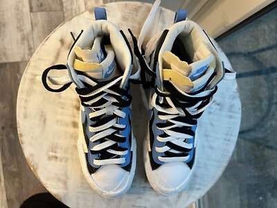 NIKE sacai コラボ BLAZER MID BLACK BLUE 27 Sacai x Nike Blazer Mid 'Black Blue' — Kick Game