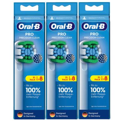 Oral-B Pro Precision Clean Ersatz-Bürstenköpfe 8stk. - Zahnbürste (3er Pack)