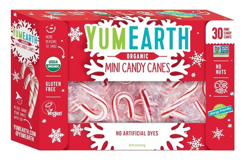 Non-GMO Peppermint Candy Canes, 30 Count - & All-Natural Holiday Fun - Picture 3 of 12