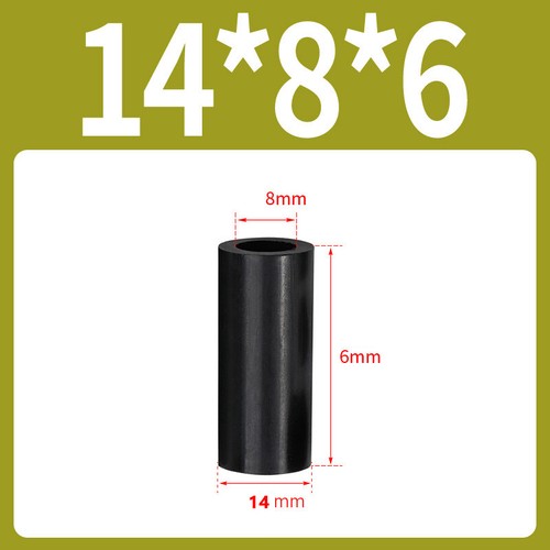 Black Nylon Standoff Plastic Spacers Washers ID = M8 | M10 | M12 | 3 - 50mm - Picture 47 of 50