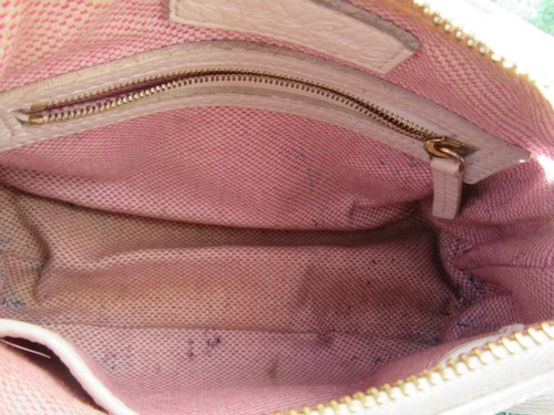 Dooney & Bourke Ivory/White Pebbled Leather Crossbody Bag Purse - Picture 10 of 13