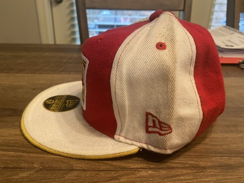 Atlanta Hawks New Era 59fifty Fitted Hat Hardwood Classics - Cream - Picture 4 of 10