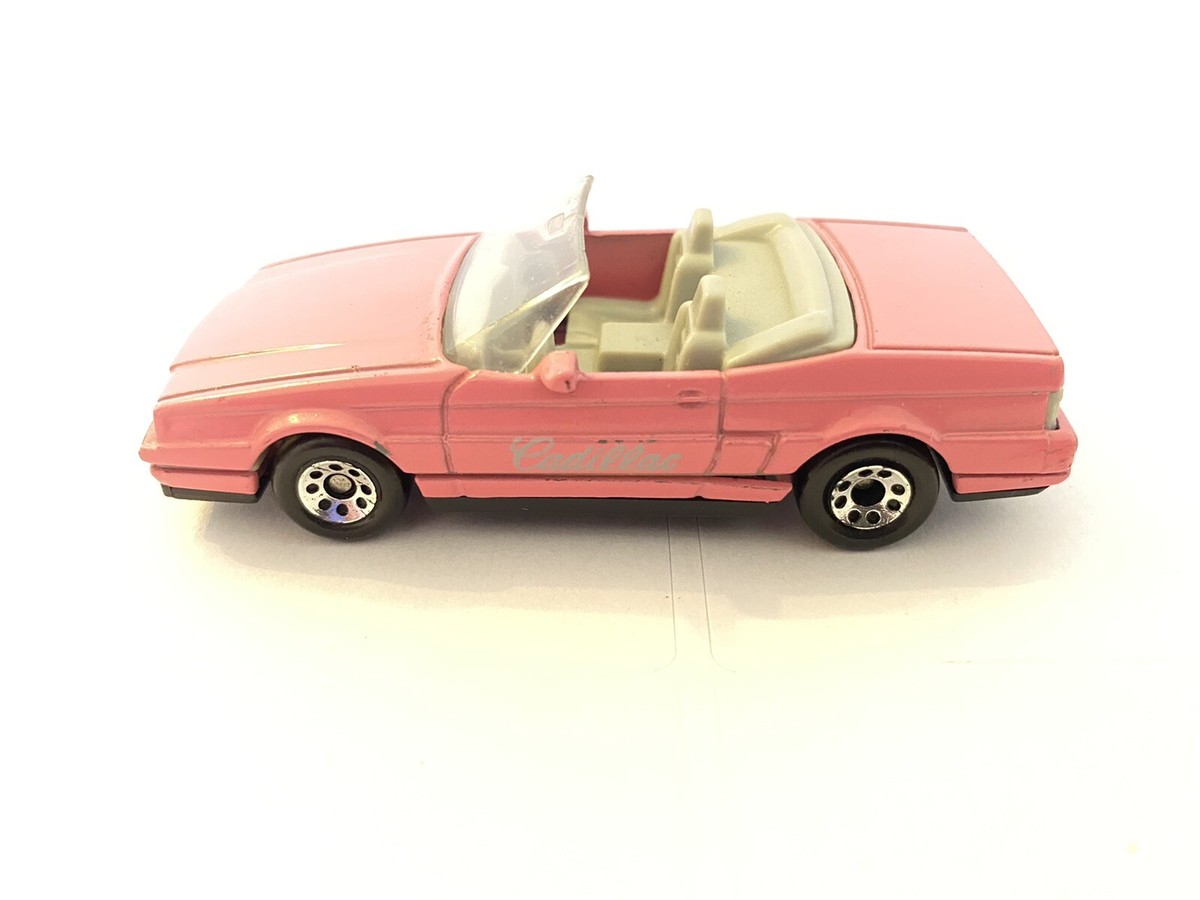 MATCHBOX 1987 CADILLAC ALLANTE DECAPOTABLE EN ROSE GRIS GARNITURE 1 60 767
