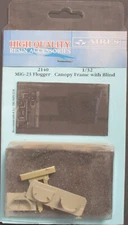 Aires Hobby 1/32nd Scale Resin MiG-23 Flogger Canopy Frame Item No. 2140