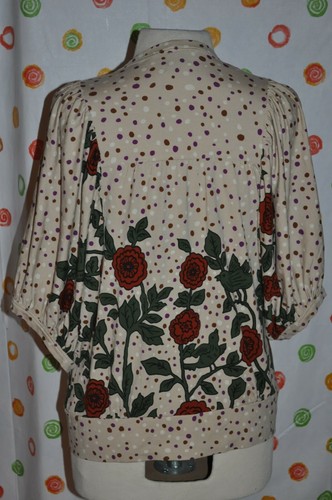 ETCETERA women's M medium  PROMISE floral top BLOUSE  NWT $$$$ - Picture 7 of 12
