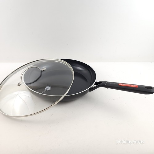 GreenPan Design Serie 12" Pfanne mit Deckel schwarz