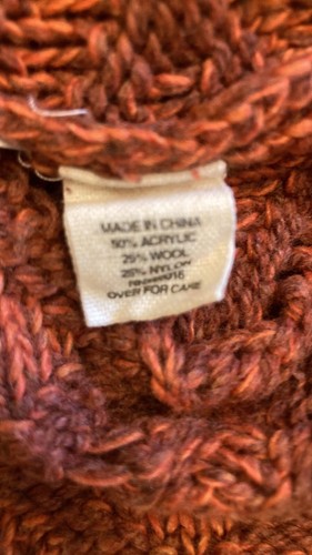 Ruff Hewn large pullover sweater wool blend 24-359-1 - Picture 9 of 9