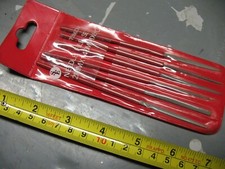 VINTAGE NEEDLE  FILE  SET SE 7386 DNF 2mm X 140mm X 6PC IN ORIGINAL POUCH
