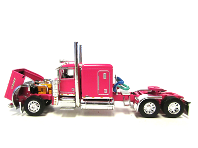 DCP 1/64 SCALE 389 PETERBILT DAY CAB, PINK & CHROME, PRIDE & CLASS - Foto 14