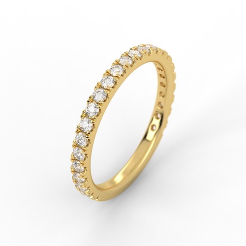 0.30ct IGI Certified Lab Grown Diamond Engagement Wedding Ring Round 14k Gold