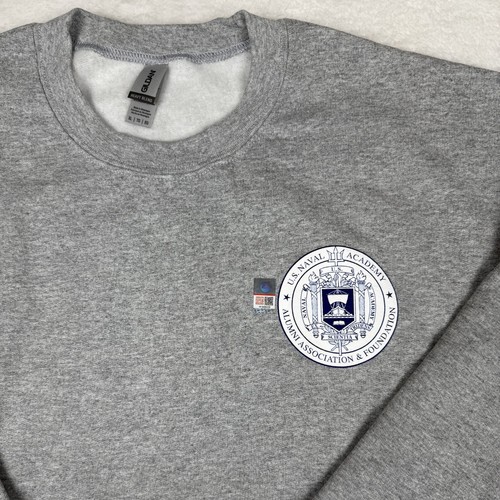 US Naval Academy Sweater Men's XL Gray Pullover Sweatshirt New with Tags - 第 2/7 張圖片
