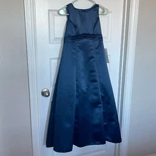 NWT Sophia Young Designs Limited Navy Satin Dress