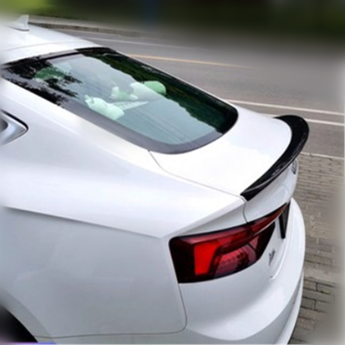 FOR 18-22 AUDI A5 S5 SPORTBACK 4DR GLOSS BLACK DUCKBILL REAR TRUNK SPOILER WING - Picture 2 of 11