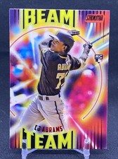 2022 Topps Stadium Club CJ Abrams #BT-9 Beam Team Red Foil RC Case Hit SP 🚨