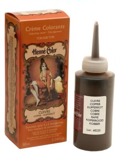 HENNA CREAM HAIR DYE HENNE COLOR Auburn-Brown-Copper-Blond-Mahogany-Burgundy - Picture 15 of 20