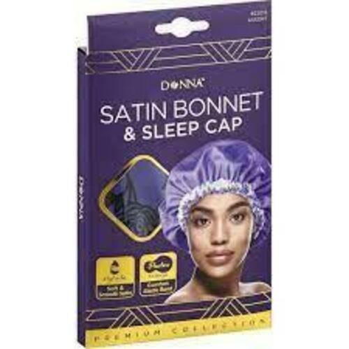 Donna Collection Premium Satin Bonnet And Sleep Cap - Picture 1 of 1