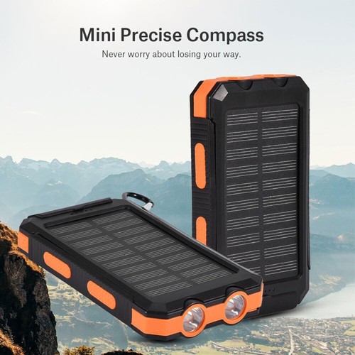 TOP Solar Powerbank Outdoor - 26800mAh - Ladegerät Batterie LED 2 USB Akku - Zdjęcie 10 z 20