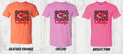 Kansas City Chiefs - Cheetah Print - KC Chiefs - New - No Shrinking - Fast Ship - Picture 8 of 8