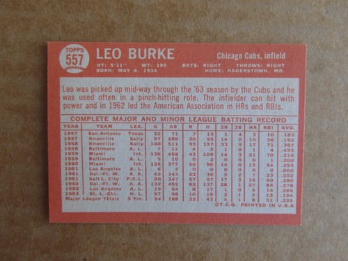 1964 TOPPS BASEBALL CARDS #276-587 COMPLETE YOUR SET PICK CHOOSE UPDATED 10/23 - Picture 453 of 481