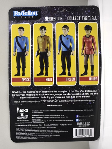 ReAction Beaming Spock Figure Star Trek The Original Series TOS 3.75" Unpunched - Picture 2 of 17