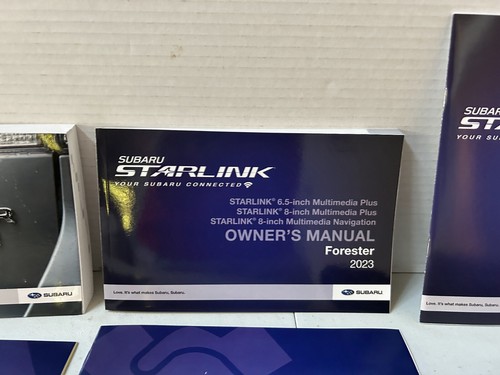 2023 SUBARU FORESTER OWNERS MANUAL BOOK SET WITH CASE FREE SHIPPING - Bild 3 von 9
