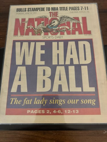 The National Sports Daily 1990 Premier Edition & 1991 Final Edition, Damage Free - Picture 2 of 2