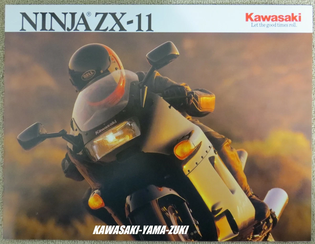1990 ZX11 Ninja ZX1100 C1 Kawasaki Sales Brochure OEM New First