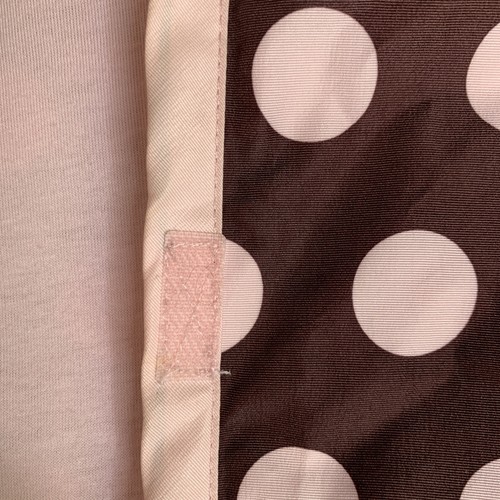 Gymboree Hooded Rain Coat Jacket Girls Size 9 Brown And Pink Polka Dot Pockets - Picture 8 of 9