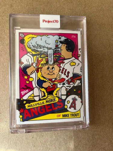 Topps Project 70 2021 baseball card #357 Mike Trout by Ermsy