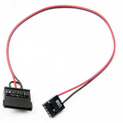 1x kabel USB do SATA SSD przewód zasilający do płyty głównej ITX USB 9-pin 2,5 cala SATA - Zdjęcie 1 z 7