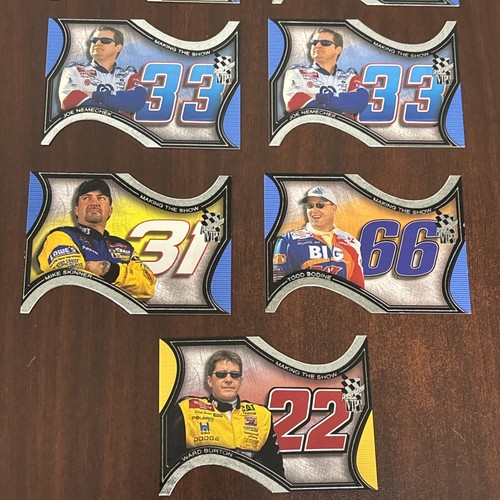 Lot of 13 2001 Press Pass VIP NASCAR Making The Show Die-Cut Insert Cards Racing - Picture 2 of 4